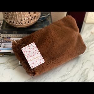 Free people faux fur pouch
